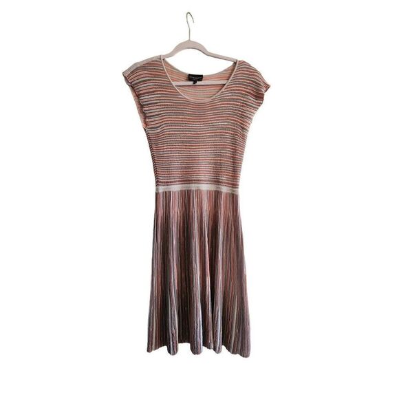 Emporio Armani Multicolor Tubular Knit Dress size 42 - Picture 3 of 10